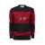 Marni MARNI Shetland wool sweater with embroidered logo BLACK/RED