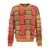 Marni Marni Fringed Multicolor Sweater MULTICOLOR