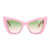 GCDS Gcds Sunglasses PINK