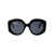 Gucci Gucci Sunglasses 001 BLACK BLACK GREY