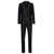 Dolce & Gabbana 'Martini' Black Single-Brested Tuxedo Suit In Silk Lamé Jacquard Man Black