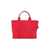 Marc Jacobs 'The Tote Bag Medium' Red Bag With Logo In Grained Leather Woman Marc Jacobs RED