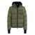 Moncler Grenoble MONCLER GRENOBLE ADRET - Short down jacket with hood OLIVE GREEN