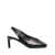 Jil Sander Jil Sander Leather Slingback Pumps Black