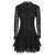 SIMKHAI Simkhai Joy Lace Mini Dress Black