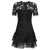 SIMKHAI Simkhai Paislee Crepe Mini Dress Black