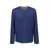 SEASE SEASE ROUND REVE - Wool And Cotton Double Faced Sweater BLUETTE