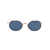 MATSUDA Matsuda Sunglasses BRUSHED GOLD - NAVY SOLID