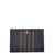 Thom Browne SMALL DOCUMENT HOLDER W/ 4 BAR IN PEBBLE GRAIN LEATHER BLU