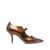 MALONE SOULIERS Malone Souliers Maureen Metallic Patent Leather Pumps Brown