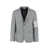 Thom Browne THOM BROWNE SINGLE-BREASTED TWO BUTTON JACKET grey