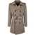 Fay FAY PADDED TRENCH CLOTHING Brown