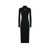 Off-White Off-White Cotton Midi-Dress Black