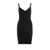 Off-White Off White Women'S  Black Fabric Dress With Logoed Shoulder Straps Black