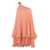 SIMONA CORSELLINI Simona Corsellini Pleated Mini Dress SALMON PINK