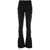 ANDREADAMO ANDREĀDAMO Stretch knit cut-out flared trousers Black