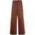 LEMAIRE LEMAIRE BELTED POCKET PANTS CLOTHING BR401 CHOCOLATE FONDANT