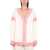 Palm Angels PALM ANGELS PATENT LEATHER EFFECT PALM CARDIGAN WHITE