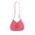 Palm Angels Pink Hobo Bag with Plam Tree Plaque Detail in Leather Woman FUXIA