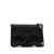 Palm Angels Palm Shoulder Bag With All-Over Crystal Embellishment In Black Leather Woman Black