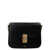 A.P.C. Black Bag In Genuine Leather With Gold Color Engraved Logo And Adjustable Shoulder Strap Black