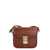 A.P.C. A.P.C. GRACE LEATHER MINI CROSSBODY BAG BROWN