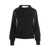 RAMAEL Ramael Cut Out Insert Top Sweater Black