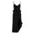 DAVID KOMA David Koma 'Crossbody & Open Leg Ruffle Detail' Dress Black