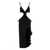 DAVID KOMA David Koma 'Crossbody & Open Leg Ruffle' Dress Black