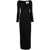 ROLAND MOURET ROLAND MOURET Cut-out cady maxi dress Black