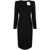 ROLAND MOURET Roland Mouret Wool And Silk Blend Midi Tube Dress Black