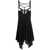 Isabel Marant Isabel Marant Diana Macramé Jersey Short Dress Black