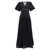 LE TWINS Le Twins 'Rosellina' Long Dress Black