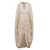 Lanvin Long Beige Cape Drape Dress in Polyester Woman BEIGE