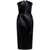 Maison Margiela Back Sleeveless Bustier Midi Dress In Acetate Woman Black