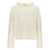 MM6 Maison Margiela Mm6 Maison Margiela Wool Knitted Hoodie WHITE