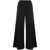 MM6 Maison Margiela MM6 MAISON MARGIELA Cotton blend wide-leg trousers Black