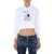 DSQUARED2 DSQUARED2 CROPPED SWEATSHIRT WHITE