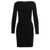 DSQUARED2 DSQUARED2 Ribbed Viscose Dress Black