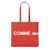 Comme des Garçons Comme Des Garçons Huge Logo Tote Bag Unisex RED