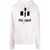 Isabel Marant Isabel Marant Étoile Mansel Logo Cotton Hoodie Beige