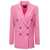 THE ANDAMANE 'Lavinia' Pink Double-Breasted Jacket In Viscose Woman PINK