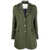 GIULIVA HERITAGE Giuliva Heritage Single Breasted Hunting Blazer With Leather Belt Clothing GREEN
