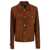 BLUSOTTO BLUSOTTO Thomas crust leather jacket Brown