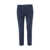 Department Five DEPARTMENT 5 PRINCE CHINOS TROUSERSWITH PENCES IN VELVET CLOTHING Blue