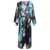 MONA SWIMS Mona Swims Silk Beach Cover-Up Kimono MULTICOLOUR