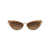 Valentino Garavani Valentino Garavani Sunglasses LIGHT GOLD CRYSTAL MEDIUM BROWN W/ DARK BROWN TO LIGHT BROWN
