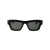 Valentino Garavani Valentino Garavani Sunglasses BLACK - WHITE GOLD W/DARK GREEN LENSES