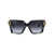 Valentino Garavani Valentino Garavani Sunglasses TRANSLUCENT BLACK SWIRL - V-LIGHT GOLD