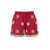 RED VALENTINO RED VALENTINO Cotton shorts with sangallo embroidery CHERRY